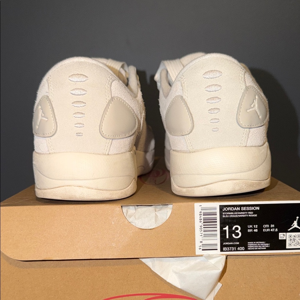 Jordan Session Cream Sneakers Size 13 - Picture 2 of 9